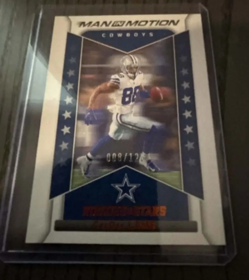 CeeDee Lamb 2022 Panini Rookies & Stars  Man In Motion Serial Numbered 008/125